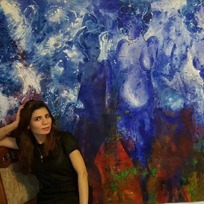 الفنانة التشكيلية لورين علي: تمردت على الواقع الريفي الرافض للفن وللفنانين