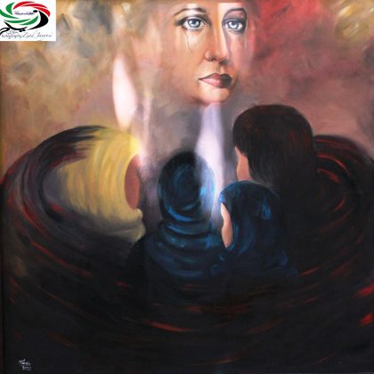 التشكيلية طرب أبو زهرة تروي بالريشة حكاية صمت/ بقلم وعدسة: زياد جيوسي 5 التشكيلية طرب أبو زهرة تروي بالريشة حكاية صمت/ بقلم وعدسة: زياد جيوسي
