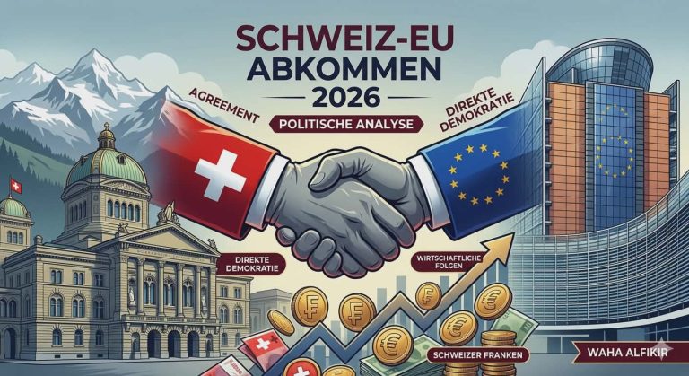 Schweiz-EU Abkommen 2026 politische Analyse Waha Al Fikir