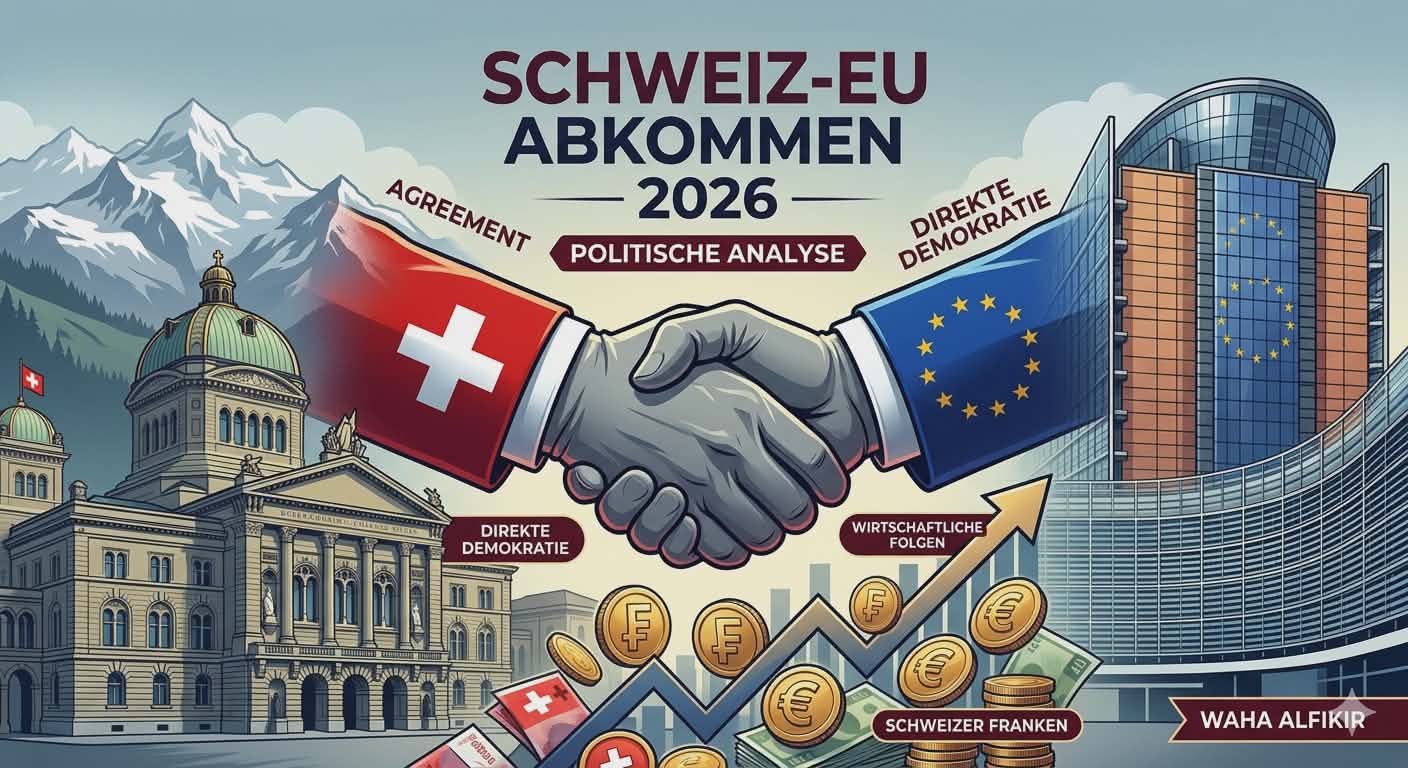 Schweiz-EU Abkommen 2026 politische Analyse Waha Al Fikir